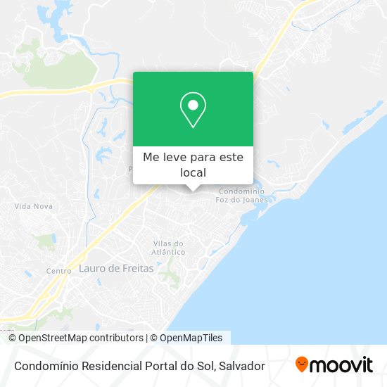 Condomínio Residencial Portal do Sol mapa