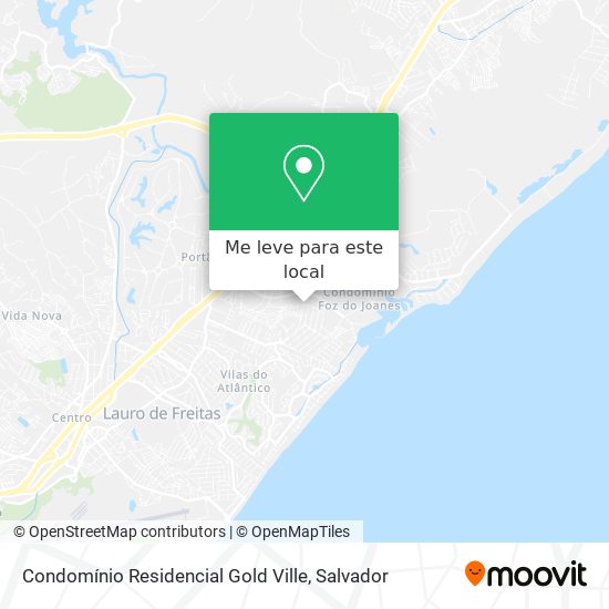 Condomínio Residencial Gold Ville mapa