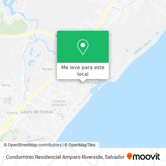 Condomínio Residencial Amparo Riverside mapa