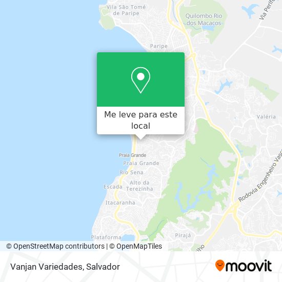 Vanjan Variedades mapa