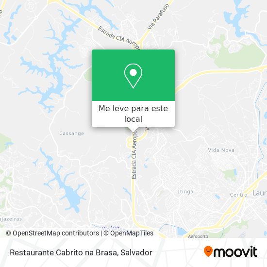 Restaurante Cabrito na Brasa mapa
