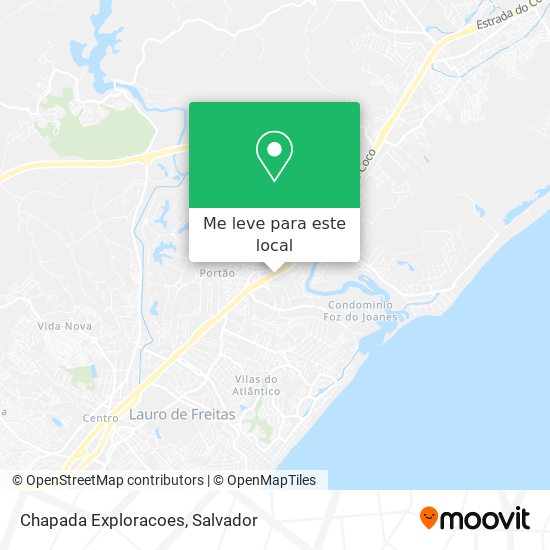 Chapada Exploracoes mapa