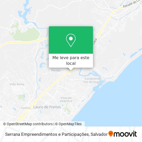 Serrana Empreendimentos e Participações mapa