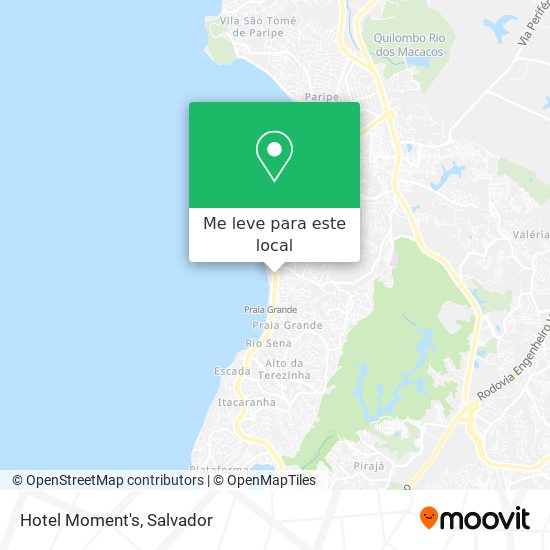 Hotel Moment's mapa