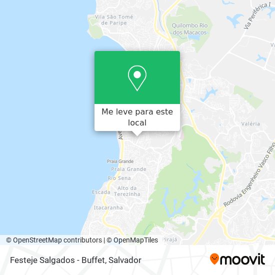 Festeje Salgados - Buffet mapa