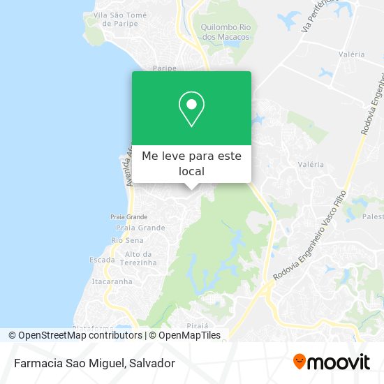 Farmacia Sao Miguel mapa