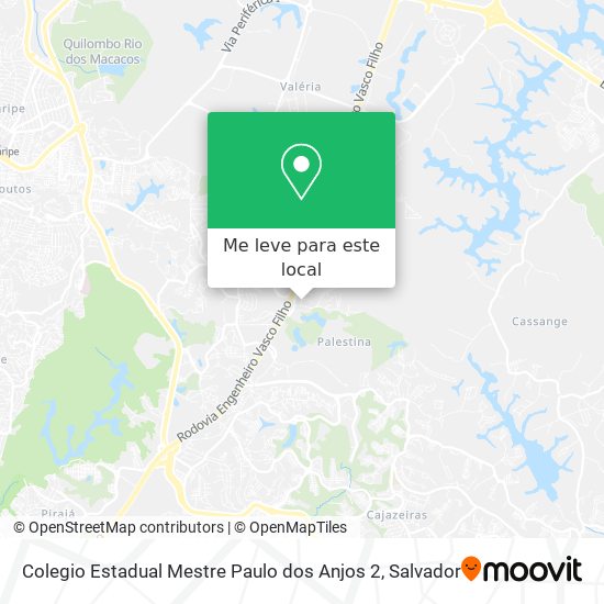Colegio Estadual Mestre Paulo dos Anjos 2 mapa