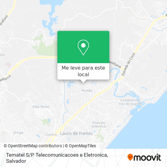 Tematel S / P Telecomunicacoes e Eletronica mapa