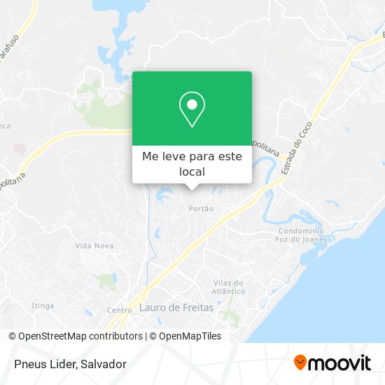 Pneus Lider mapa