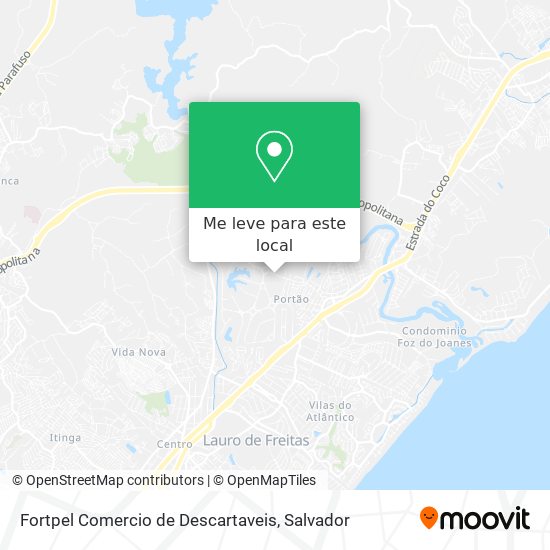 Fortpel Comercio de Descartaveis mapa