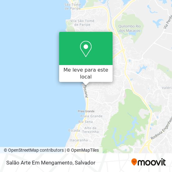 Salão Arte Em Mengamento mapa