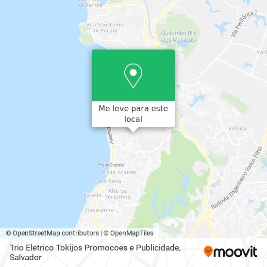 Trio Eletrico Tokijos Promocoes e Publicidade mapa