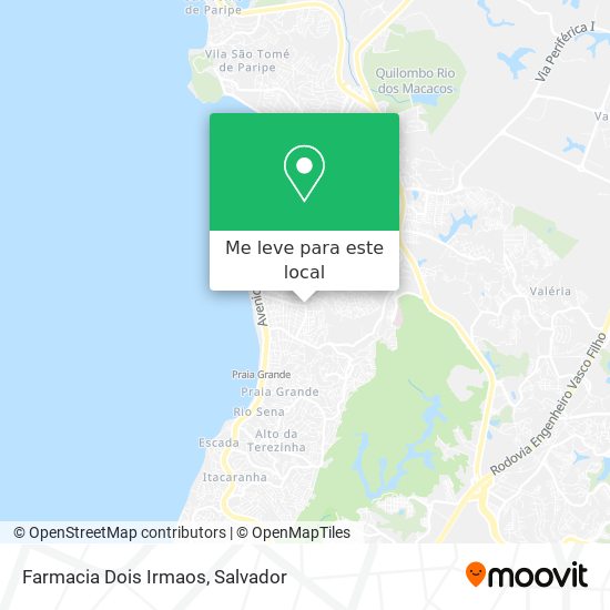 Farmacia Dois Irmaos mapa