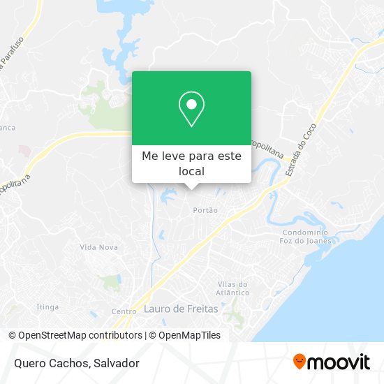 Quero Cachos mapa
