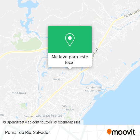 Pomar do Rio mapa