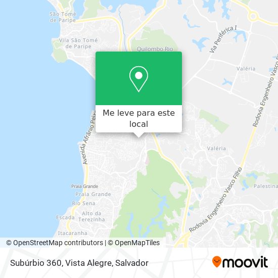 Subúrbio 360, Vista Alegre mapa