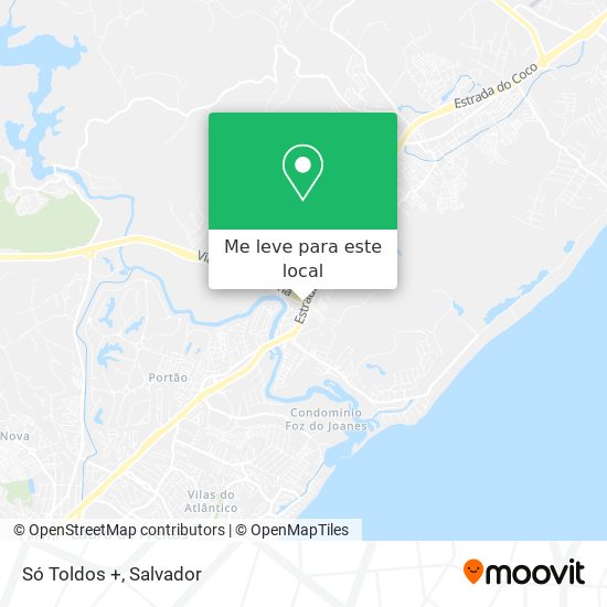 Só Toldos + mapa