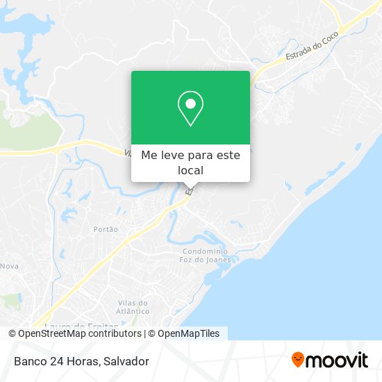 Banco 24 Horas mapa