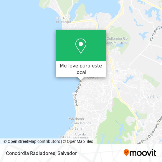 Concórdia Radiadores mapa