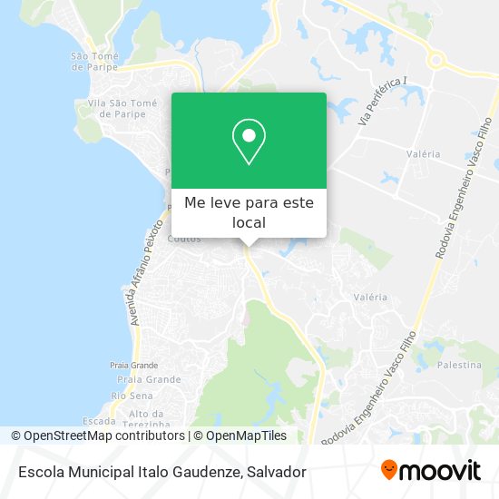 Escola Municipal Italo Gaudenze mapa