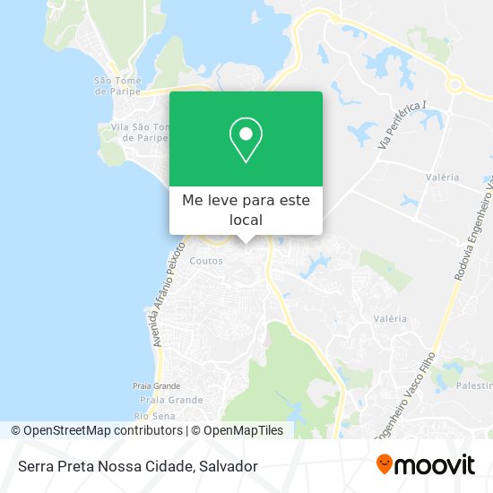Serra Preta Nossa Cidade mapa