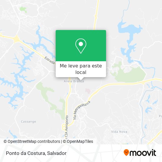 Ponto da Costura mapa