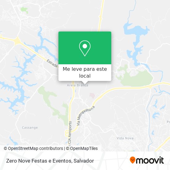 Zero Nove Festas e Eventos mapa