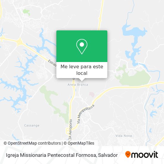 Igreja Missionaria Pentecostal Formosa mapa