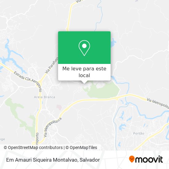 Em Amauri Siqueira Montalvao mapa