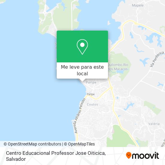 Centro Educacional Professor Jose Oiticica mapa