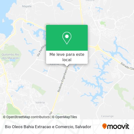 Bio Oleos Bahia Extracao e Comercio mapa