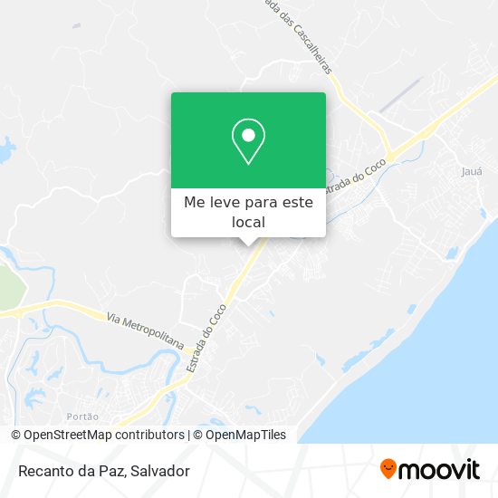 Recanto da Paz mapa