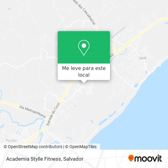 Academia Stylle Fitness mapa