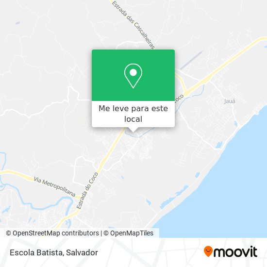 Escola Batista mapa