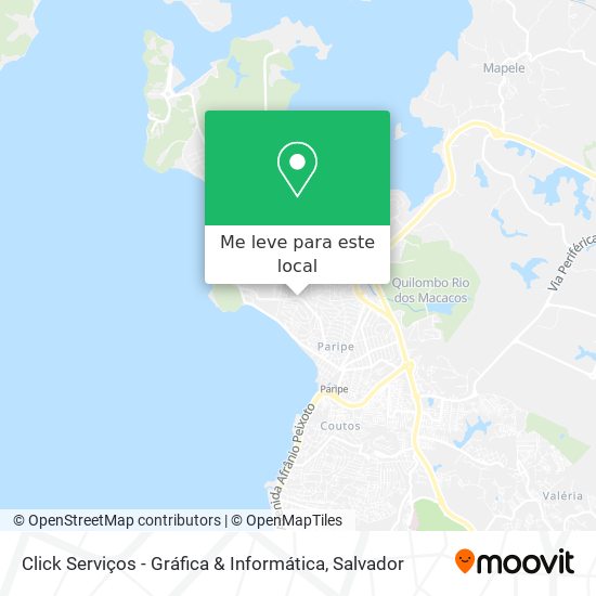 Click Serviços - Gráfica & Informática mapa