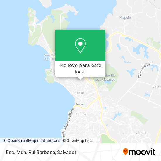 Esc. Mun. Rui Barbosa mapa