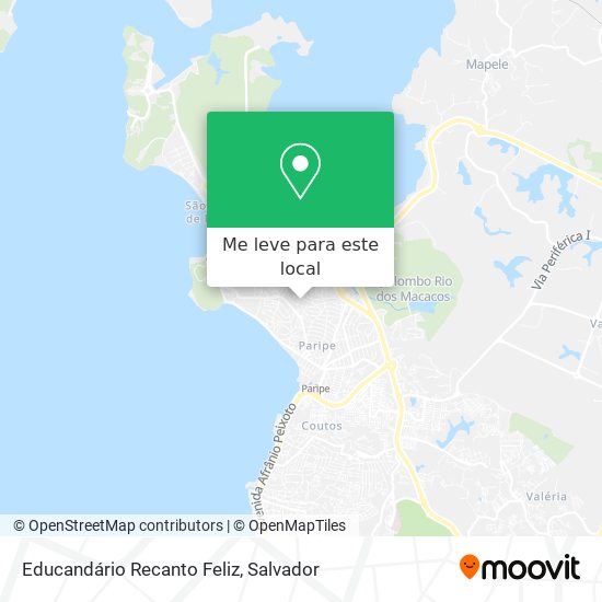 Educandário Recanto Feliz mapa