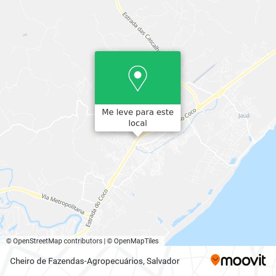 Cheiro de Fazendas-Agropecuários mapa