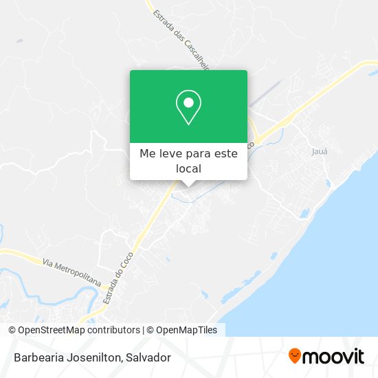 Barbearia Josenilton mapa