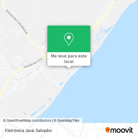 Eletrônica Javá mapa