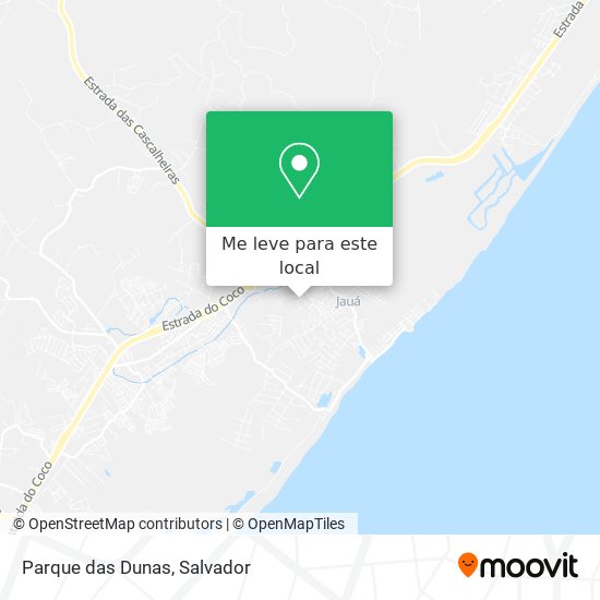 Parque das Dunas mapa