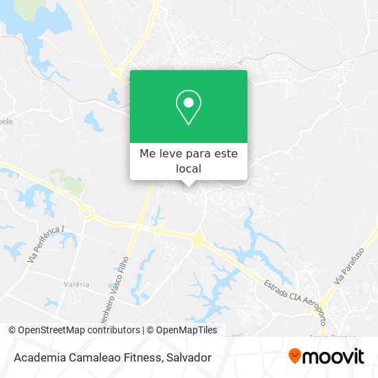 Academia Camaleao Fitness mapa