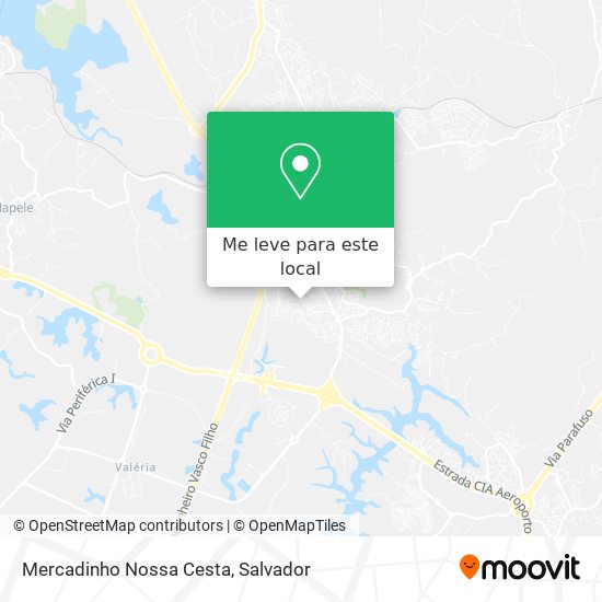 Mercadinho Nossa Cesta mapa