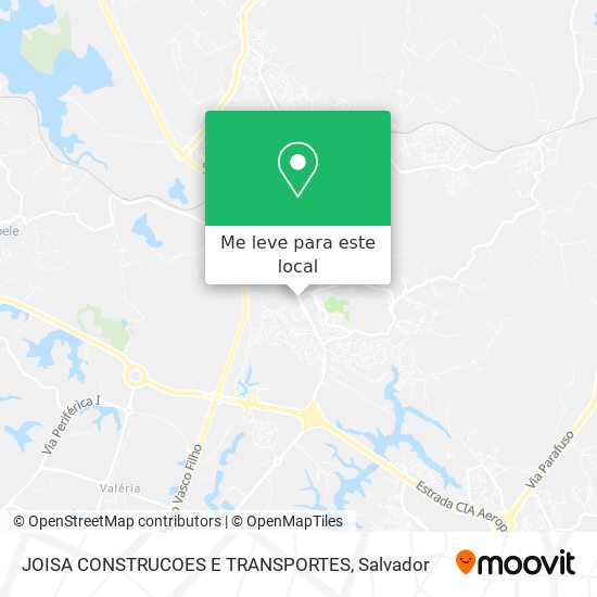 JOISA CONSTRUCOES E TRANSPORTES mapa