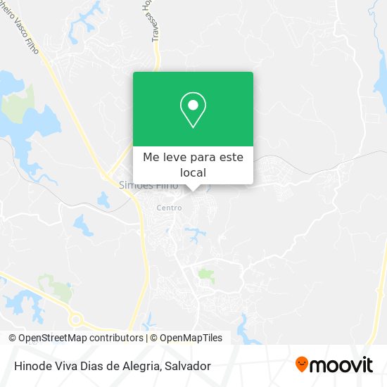 Hinode Viva Dias de Alegria mapa
