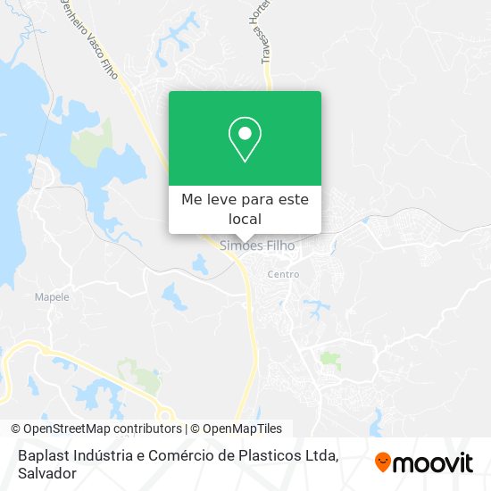 Baplast Indústria e Comércio de Plasticos Ltda mapa