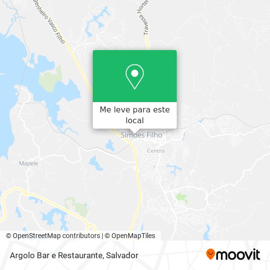 Argolo Bar e Restaurante mapa