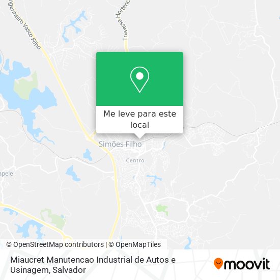 Miaucret Manutencao Industrial de Autos e Usinagem mapa