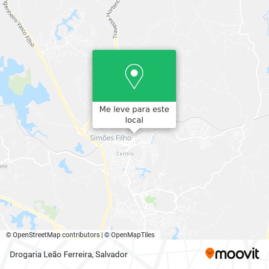 Drogaria Leão Ferreira mapa