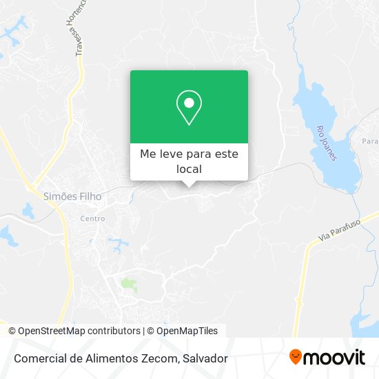 Comercial de Alimentos Zecom mapa